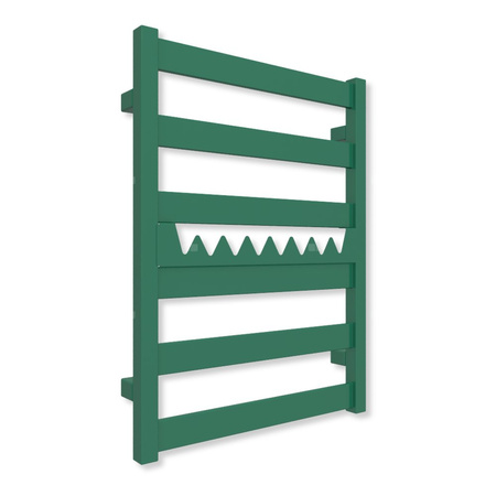 Grzejnik drabinkowy TERMA VIVO, podłączenie SX, wym. 670 x 500 mm, kolor zielony turkusowy RAL6016 (farba), moc 275W