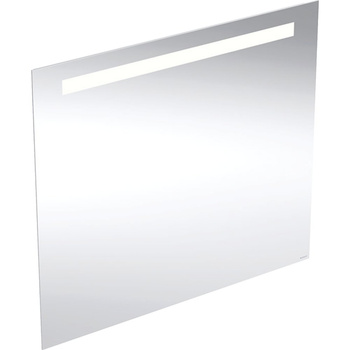 Geberit Option Basic Square Podświetlane lustro, B80cm, H70cm, T3.2cm, oświetlenie u góry, Aluminium anodyzowane