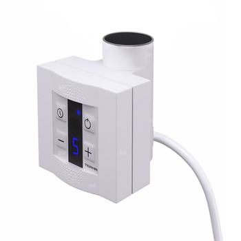 Sterownik TERMA KTX 4 Karton, RAL 9016, kabel prosty z wtyczką [biały, 1,5m, logo Terma, instr. TERMA]