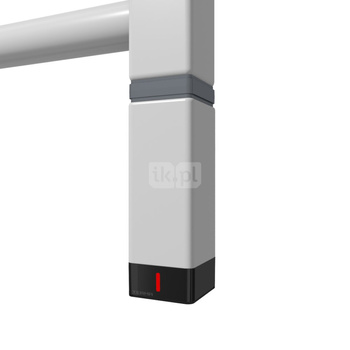 Grzałka TERMA One K30x30, 1000W \ Tuba, RAL 7047, kabel spiralny z wtyczką [biały, 2,5m, logo Terma,