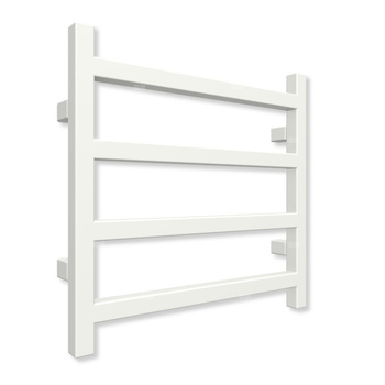 Grzejnik drabinkowy TERMA SIMPLE, podłączenie Z1, wym. 480 x 500 mm, kolor biały soft (farba), moc 173W