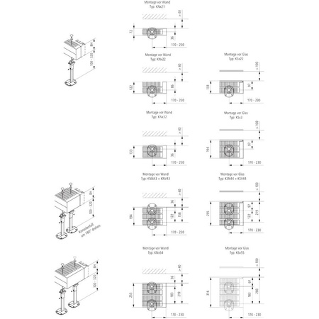 Kermi konwektor KNN21 140x72x5200 RAL 9016, 6 bar, z osłoną, podł. Uni