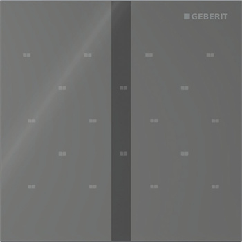 Płyta przykrywająca Geberit typ 40, kwadratowa: Lava