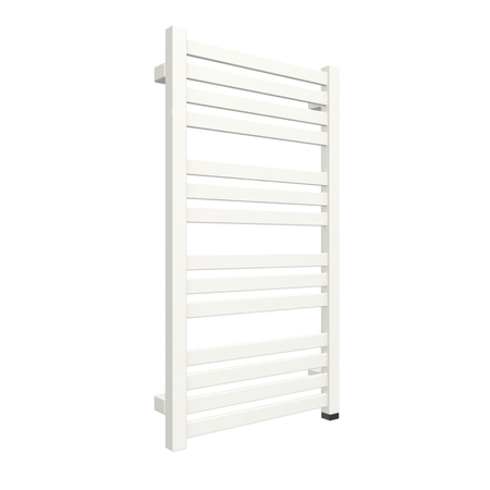 Grzejnik elektryczny TERMA MARLIN ONE 430 x 780 mm, kolor biały soft RAL9016, moc 300 W, podłączenie E8, kabel prosty bez wtyczki 1,5m biały