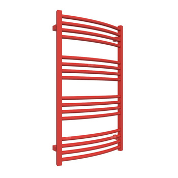 Grzejnik drabinkowy TERMA LENA, podłączenie SX, wym. 900 x 536 mm, kolor metaliczny czerwony, moc 418W