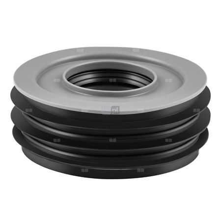 Złącze wewnętrzne MAGNAPLAST HT PLUS HTR redukcja, PP (szary), DN 110 x DN 50 (ww x wz), do kanalizacji