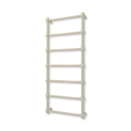 Grzejnik elektryczny TERMA RETRO 1170 x 500 mm, kolor kalifornijski beż, moc 300 W, podłączenie E8, kabel spiralny z wtyczką biały