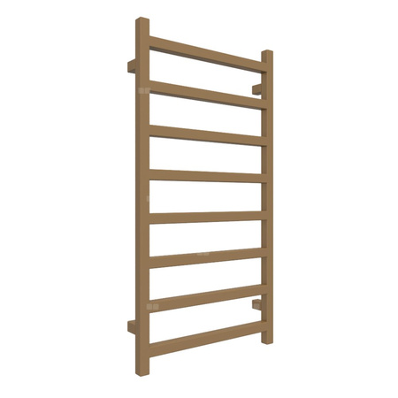 Grzejnik drabinkowy TERMA SIMPLE, podłączenie ZX, wym. 960 x 500 mm, kolor halo (farba), moc 351W