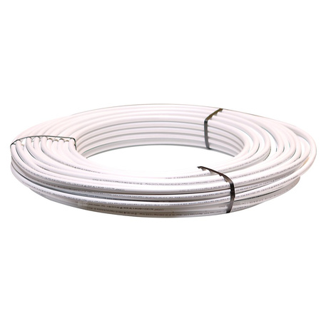 Rura PE-Xc/AL/PE-Xc COMAP MultiSkin4 16 mm x 2 mm, izolacja kolor biały - kręgi 200m wielowarstwowa gładka