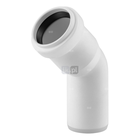 Kolano 67' MAGNAPLAST HT PLUS HTB, PP (biały), DN 32 (wz x ww), do kanalizacji