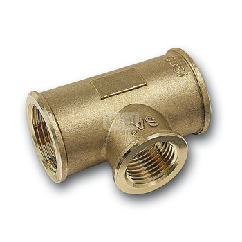 Trójnik SANHA PURAFIT brąz 1/2'' x 3/4'' x 1/2'' GW