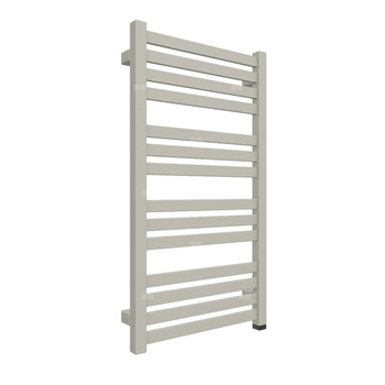 Grzejnik elektryczny TERMA MARLIN ONE 430 x 780 mm, kolor metaliczny beż, moc 300 W, podłączenie E1, kabel spiralny z wtyczką 2,5m srebrzysty