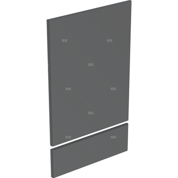 Zestaw drzwi (2 szt.) do szafki z lustrem GEBERIT, kol. biały wysoki połysk szer.600 mm