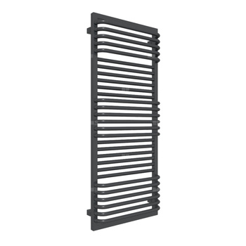 Grzejnik drabinkowy TERMA POC 2, podłączenie SX, wym. 1240 x 500 mm, kolor czarny pieprz