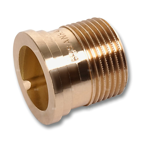 Śrubunek SANHA 4371G redukcja, brąz, 3/4'' x 1'' (GZ x lut wewnętrzny)