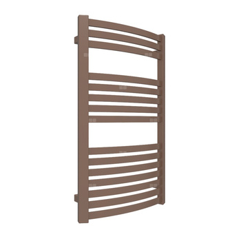 Grzejnik drabinkowy TERMA DEXTER, podłączenie ZX, wym. 860 x 500 mm, kolor brązowy blady RAL8025, moc 394W