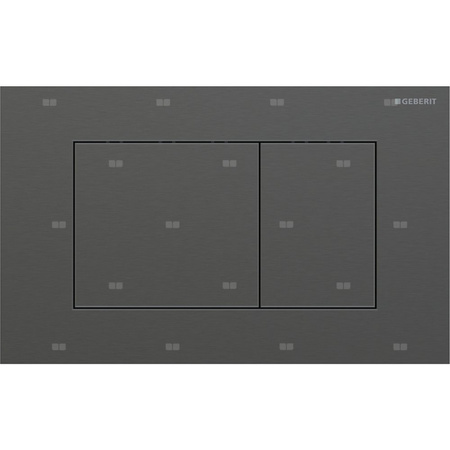 Przycisk uruchamiający Geberit Sigma40, przedni, stal nierdzewna czarny chrom, prostokątny