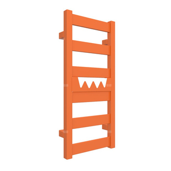 Grzejnik drabinkowy TERMA VIVO, podłączenie SX, wym. 670 x 300 mm, kolor oranż RAL2008 (farba), moc 185W