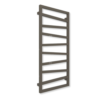 Grzejnik drabinkowy TERMA ZIGZAG, podłączenie SX, wym. 1310 x 500 mm, kolor brąz anodowy (farba), moc 490W