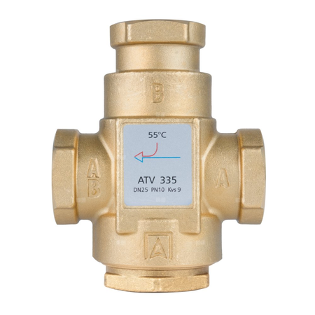 Zawór bezpieczeństwa AFRISO ATV 335 mosiądz GW x GW 1''