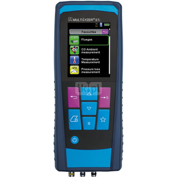 Sensor O2, CO/H2, pomiar ciągu kominowego AFRISO Multilyzer STx wyświetlacz kolorowy TFT 2,8'', akumulator Li-Ion, z drukarką, z walizką