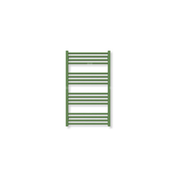 Grzejnik drabinkowy TERMA FIONA, podłączenie O8, wym. 900 x 530 mm, kolor zieleń majowa RAL6017 (farba), moc 407W