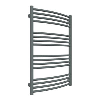 Grzejnik drabinkowy TERMA LENA, podłączenie SX, wym. 900 x 586 mm, kolor metaliczny szary, moc 451W