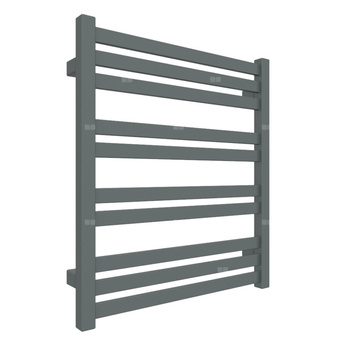Grzejnik drabinkowy TERMA MARLIN, podłączenie SX, wym. 600 x 530 mm, kolor metaliczny szary, moc 301W