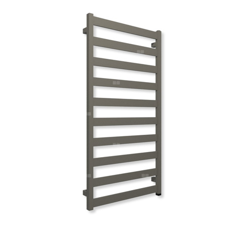 Grzejnik elektryczny TERMA VIVO ONE 1150 x 600 mm, kolor ral 7030 mat, moc 400 W, podłączenie E8, kabel prosty bez wtyczki czarny