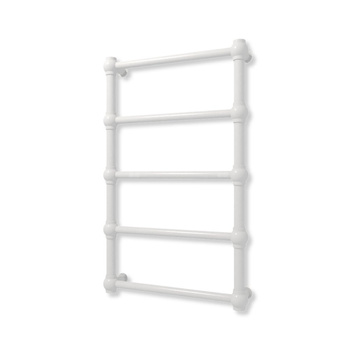 Grzejnik elektryczny TERMA RETRO 800 x 500 mm, kolor chrom, moc 120 W, podłączenie E8, kabel spiralny z wtyczką srebrzysty