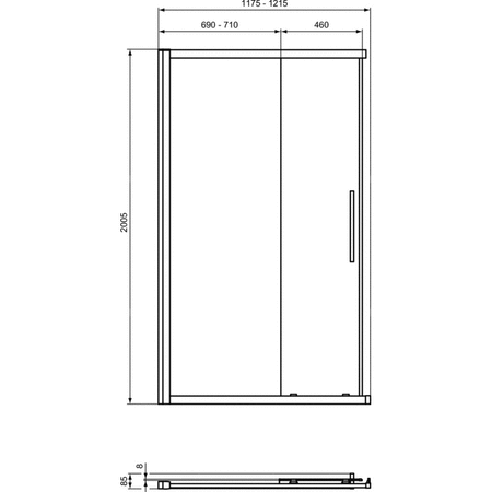 IS I.LIFE DRZW 120 UNH DR IC BRT/SIL CLR