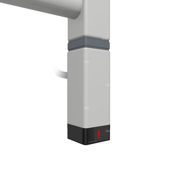 Grzałka TERMA One K30x30, 300W Tuba, Storm Sky, kabel spiralny z wtyczką [srebrzysty, 2,5m, logo Terma, instr. TERMA]