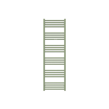 Grzejnik drabinkowy TERMA FIONA, podłączenie SX, wym. 1380 x 430 mm, kolor zielony blady RAL6021 (farba), moc 518W