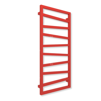 Grzejnik elektryczny TERMA ZIGZAG 1310 x 500 mm, kolor soft 3020, moc 600 W, podłączenie E8, kabel prosty bez wtyczki z maskownicą