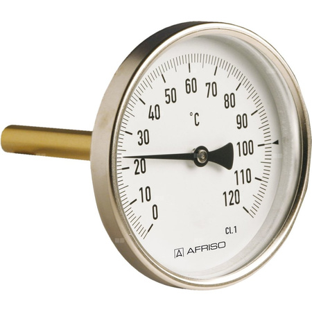 Termometr bimetaliczny AFRISO BiTh I, D201 fi 63 mm -20…60'C tuleja 63 mm połączenie rad