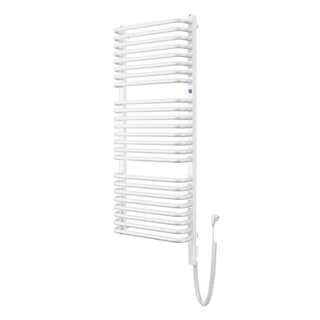 Grzejnik elektryczny (suszarka) INSTAL-PROJEKT Standard Electro, wym. 1173 (1278 z grzałką)/600 mm, kolor biały połysk, moc 900 W