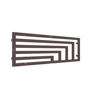 Grzejnik drabinkowy TERMA ANGUS H, podłączenie YP, wym. 440 x 1300 mm, kolor brązowy czekoladowy RAL8017, moc 538W