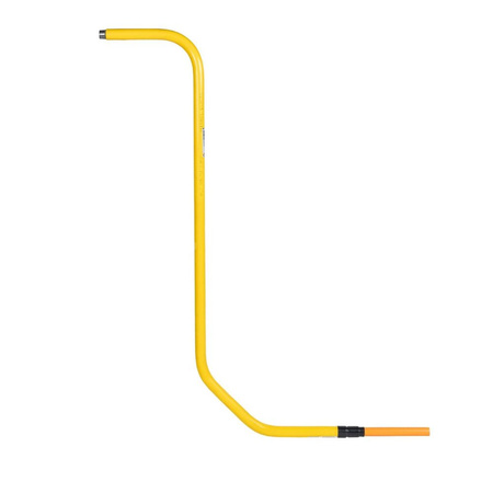 Przyłącze domowe gazu stalowe preizolowane 3LPE, PE32 x gwint 1", L=500xH=1500, typ Z