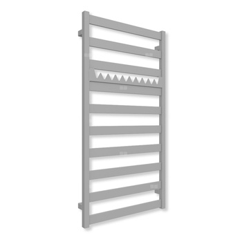 Grzejnik drabinkowy TERMA VIVO, podłączenie Z1, wym. 1150 x 600 mm, kolor białe aluminium mat RAL9006 (farba), moc 501W