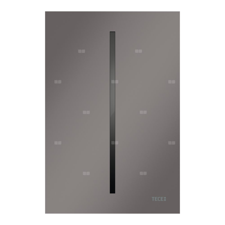 TECEfilo - Elektroniczny mechanizm spłukujący, do pisuaru U2, z powłoką Fenix, antracyt (Londra)