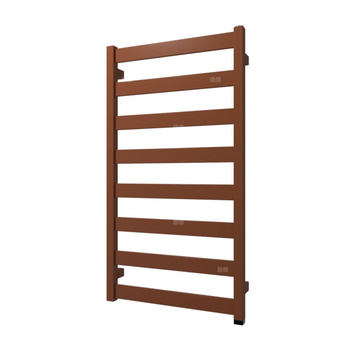 Grzejnik elektryczny TERMA VIVO ONE 910 x 500 mm, kolor jasna Cu, moc 400 W, podłączenie E1, kabel spiralny z wtyczką czarny