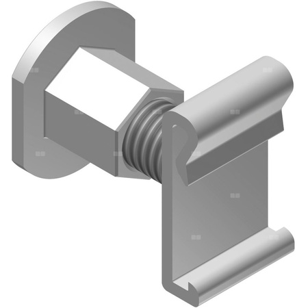 Uchwyt dystansowy RAL7024odstęp od ściany 24 - 50 mm