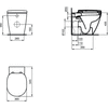 Miska WC stojąca IDEAL STANDARD CONNECT