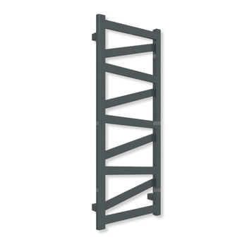 Grzejnik elektryczny TERMA VIPERA 990 x 400 mm, kolor czarny anodowy, moc 300 W, podłączenie E8, kabel spiralny z wtyczką