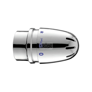 Głowica termostatyczna prosta HERZ Mini-H-DE LUXE, zakres reg. 0-30'C, przyłącze M 28 x 1,5, kolor chrom
