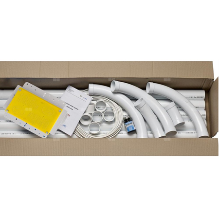 Pakiet instalacyjny Retraflex do węża ssącego o dł. 18 m rękojeści z nadajnikiem