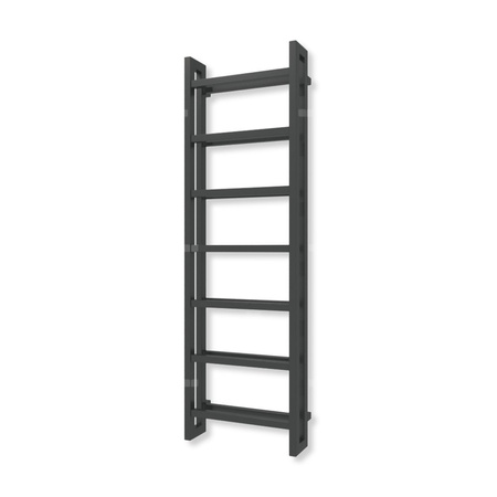 Grzejnik drabinkowy TERMA STAND, podłączenie SX, wym. 1610 x 500 mm, kolor ral 9011 mat (farba), moc 872W