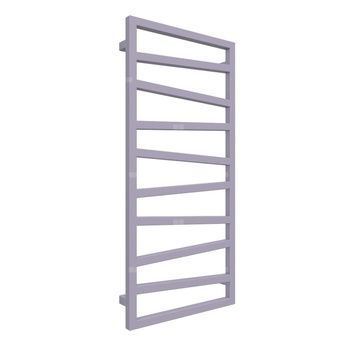 Grzejnik drabinkowy TERMA ZIGZAG, podłączenie SX, wym. 1070 x 500 mm, kolor jagodowy, moc 406W
