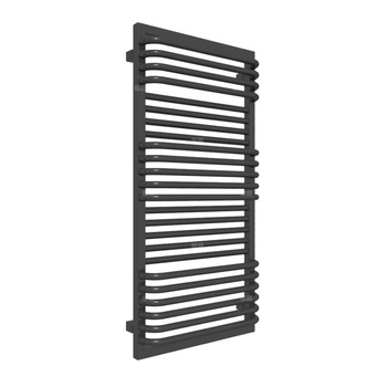 Grzejnik drabinkowy TERMA POC 2, podłączenie SX, wym. 1040 x 500 mm, kolor czarny RAL9017, moc 618W