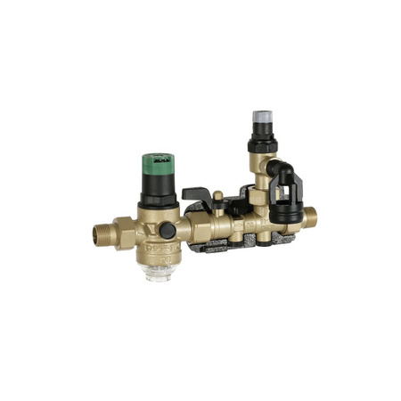 Zespół bezpieczeństwa, 3/4", gw. zewn., 6 bar, z reg. ciśnienia, bez śrubunków